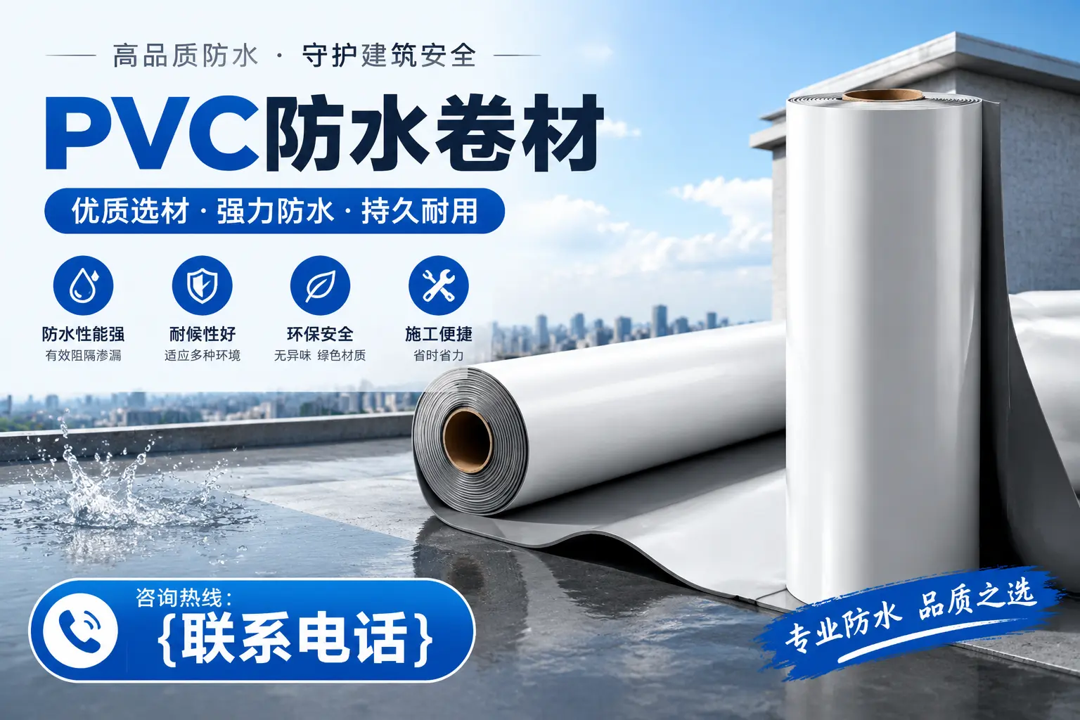 PVC防水卷材的选购技巧与注意事项，助您在锡林郭勒找到合适产品