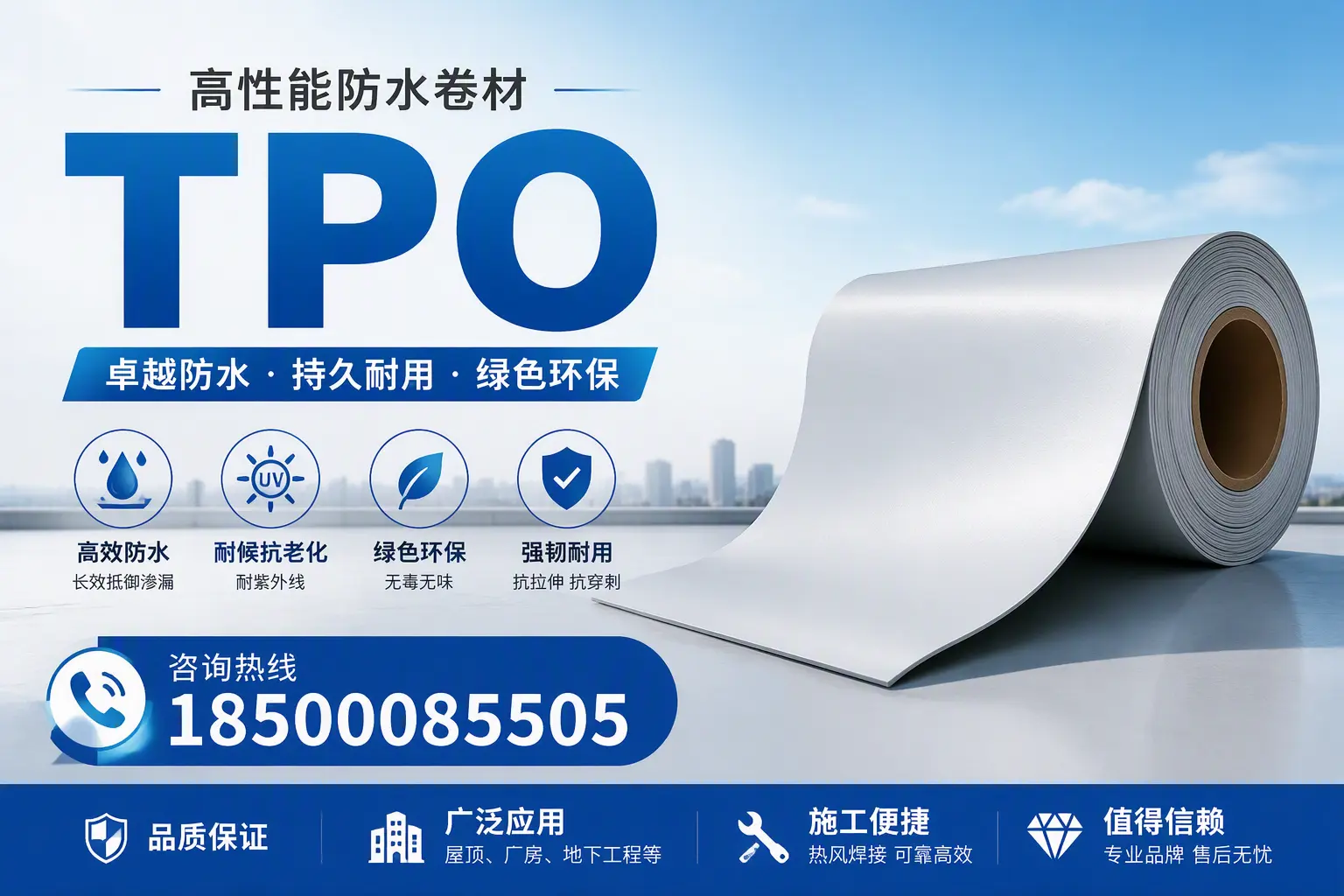 TPO材料的环保特性及其在锡林郭勒的应用